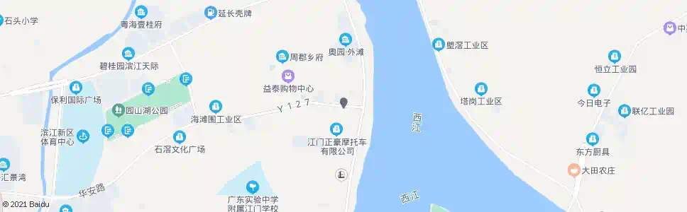 江门周郡路口1_公交站地图_江门公交_妙搜公交查询2025