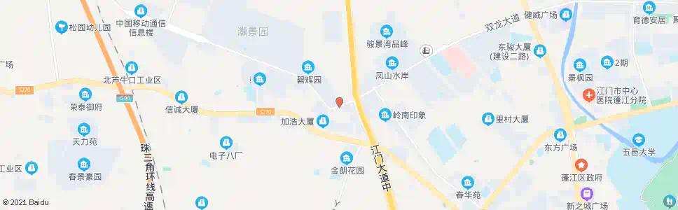 江门碧朗居_公交站地图_江门公交_妙搜公交查询2025