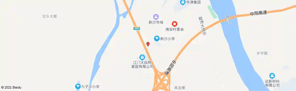 江门南安村_公交站地图_江门公交_妙搜公交查询2025