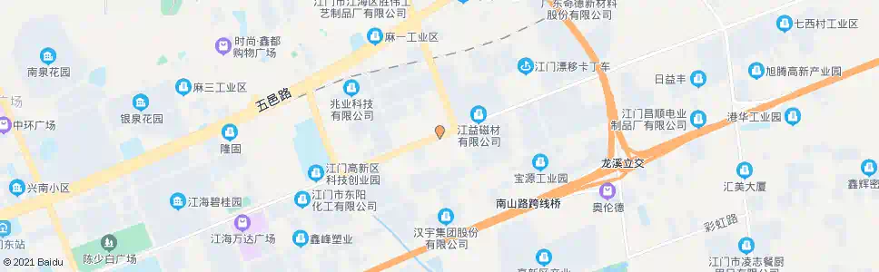 江门南山路_公交站地图_江门公交_妙搜公交查询2025