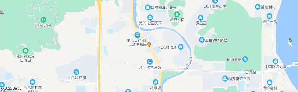 江门庙前(S272)_公交站地图_江门公交_妙搜公交查询2025