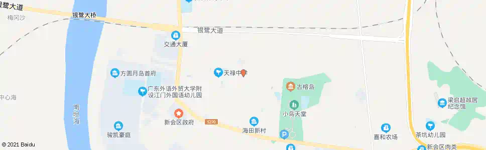 江门天马医院_公交站地图_江门公交_妙搜公交查询2025