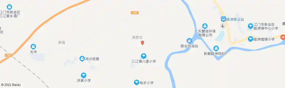 江门良德冲村_公交站地图_江门公交_妙搜公交查询2025