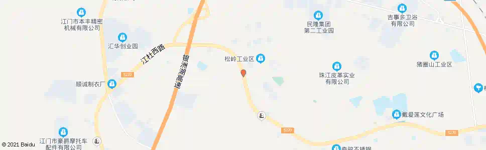 江门松岭_公交站地图_江门公交_妙搜公交查询2025