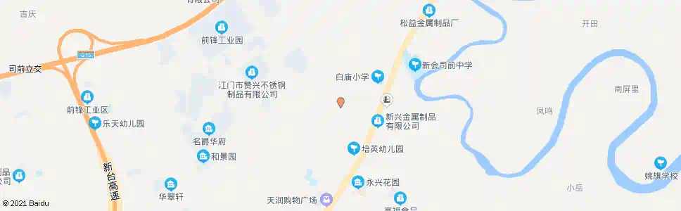 江门童圆幼儿园_公交站地图_江门公交_妙搜公交查询2025