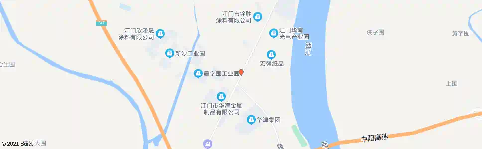 江门新沙工业园区_公交站地图_江门公交_妙搜公交查询2025