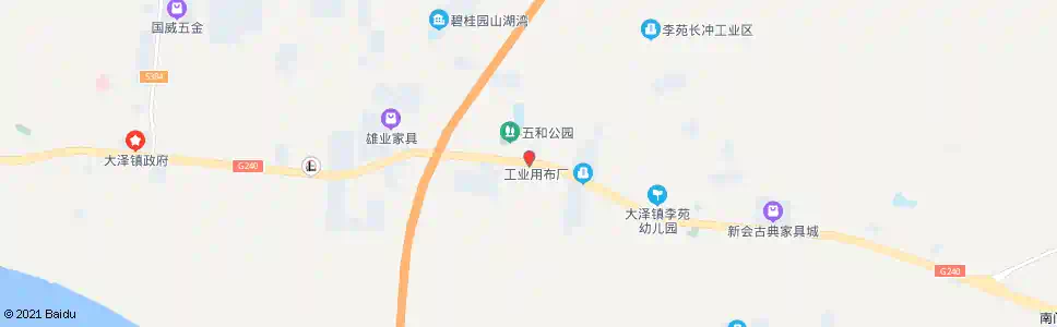 江门五和1_公交站地图_江门公交_妙搜公交查询2025