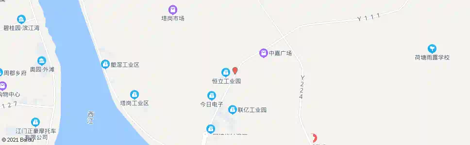 江门山塘村_公交站地图_江门公交_妙搜公交查询2025