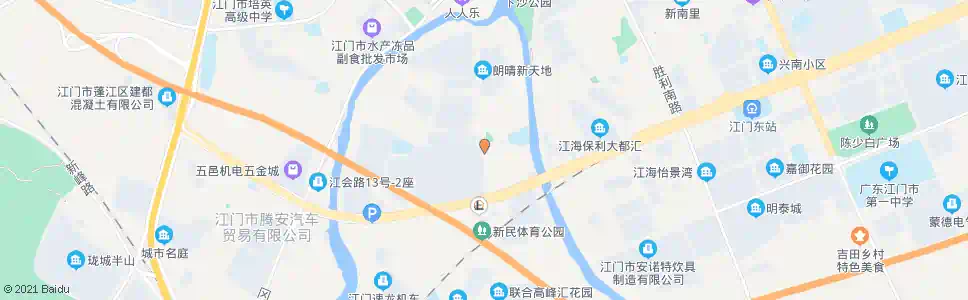 江门文昌花园1_公交站地图_江门公交_妙搜公交查询2025