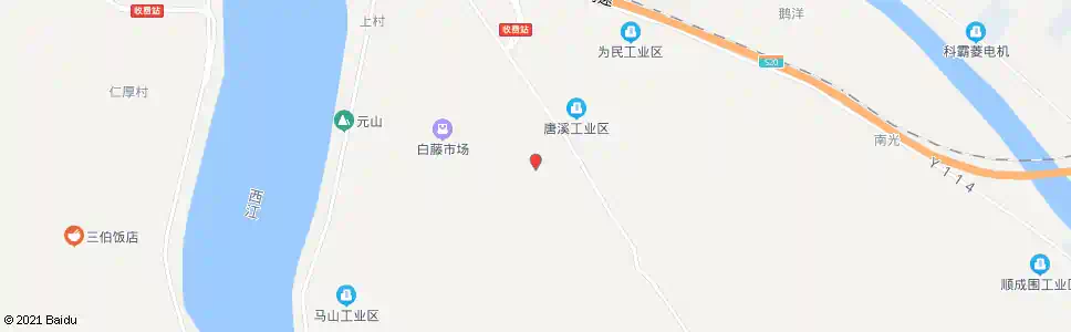 江门白藤下村_公交站地图_江门公交_妙搜公交查询2025