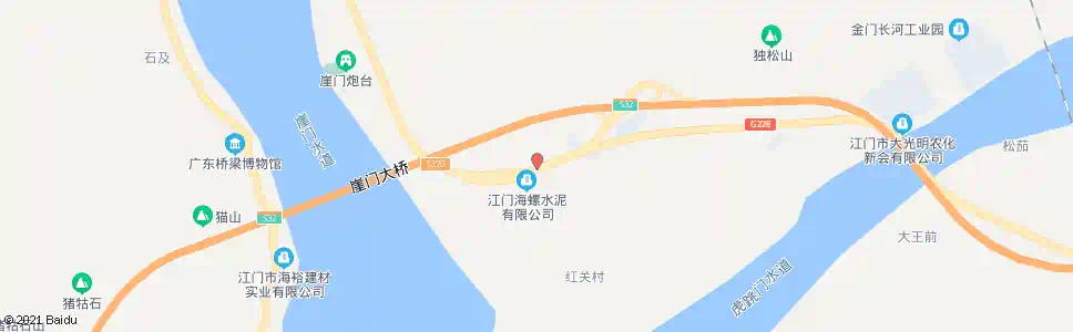 江门海螺水泥厂_公交站地图_江门公交_妙搜公交查询2025