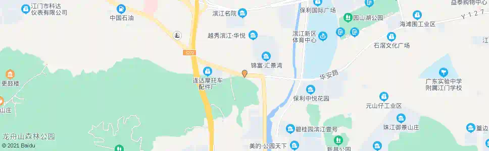 江门华安路口_公交站地图_江门公交_妙搜公交查询2025