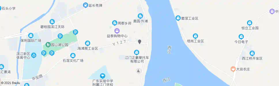 江门周郡路口_公交站地图_江门公交_妙搜公交查询2025