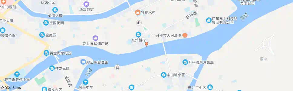 江门梅园站_公交站地图_江门公交_妙搜公交查询2025