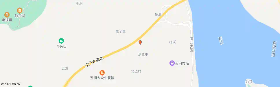 江门北子村_公交站地图_江门公交_妙搜公交查询2025