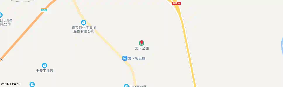 江门棠下公园_公交站地图_江门公交_妙搜公交查询2025
