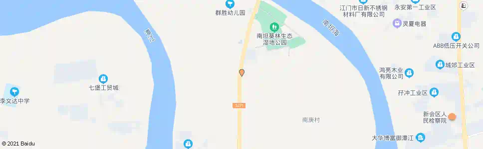 江门七堡油站_公交站地图_江门公交_妙搜公交查询2025