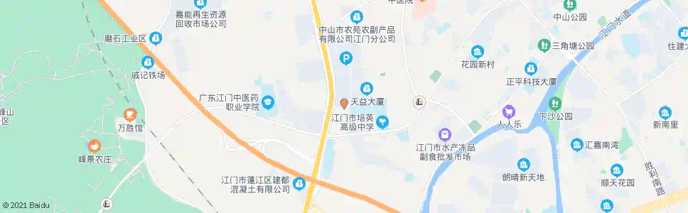 江门汇景湾_公交站地图_江门公交_妙搜公交查询2025