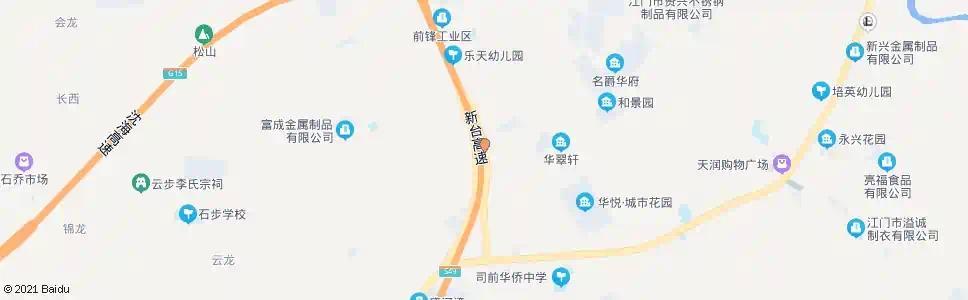 江门石名_公交站地图_江门公交_妙搜公交查询2025