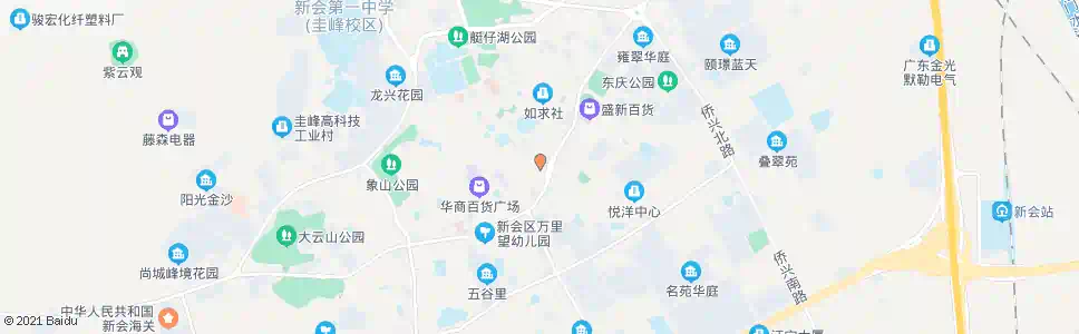 江门知政南站_公交站地图_江门公交_妙搜公交查询2025