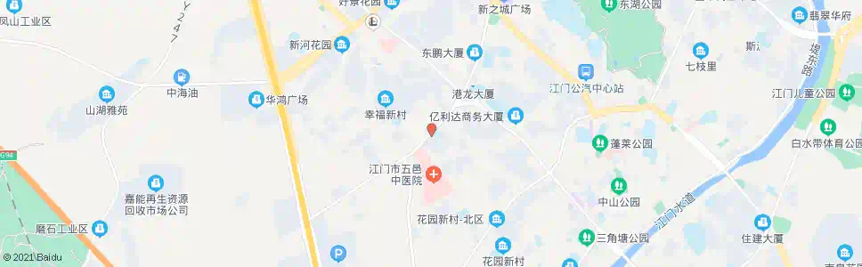 江门江职附校(西)_公交站地图_江门公交_妙搜公交查询2025