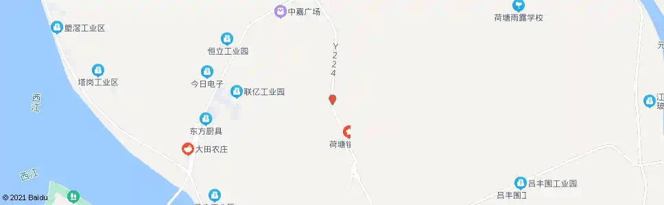江门荷塘医院_公交站地图_江门公交_妙搜公交查询2025