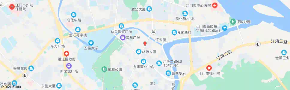 江门新港城_公交站地图_江门公交_妙搜公交查询2025
