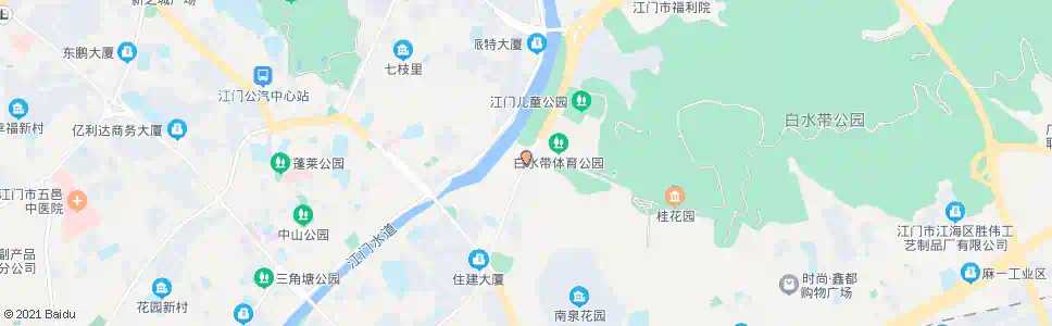 江门白水带牌坊1_公交站地图_江门公交_妙搜公交查询2025