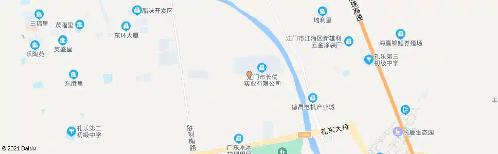 江门礼乐大桥西_公交站地图_江门公交_妙搜公交查询2025