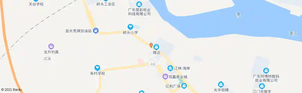 江门发电厂站_公交站地图_江门公交_妙搜公交查询2025