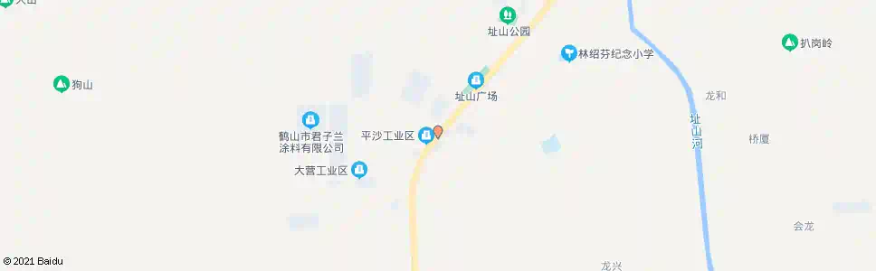 江门沙村_公交站地图_江门公交_妙搜公交查询2025