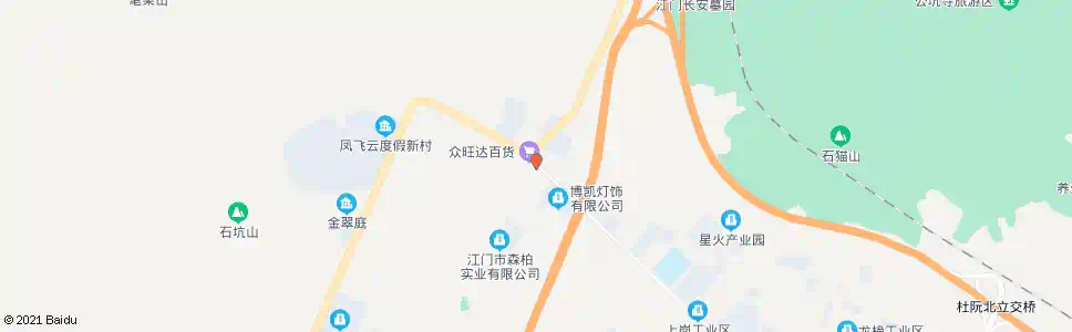 江门凤飞云路口_公交站地图_江门公交_妙搜公交查询2025