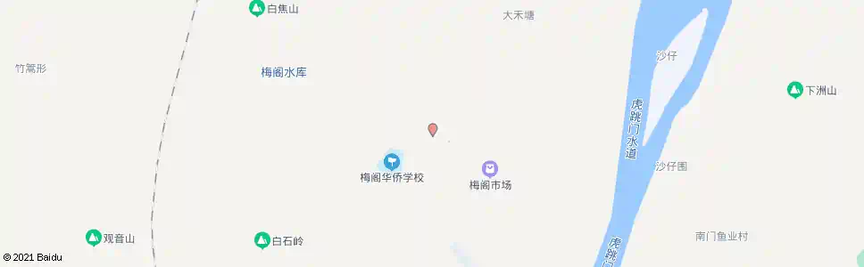 江门涧阁村_公交站地图_江门公交_妙搜公交查询2025
