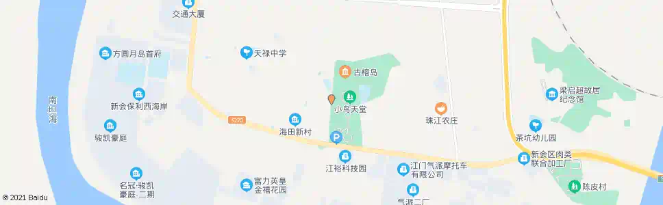 江门天马五村_公交站地图_江门公交_妙搜公交查询2025