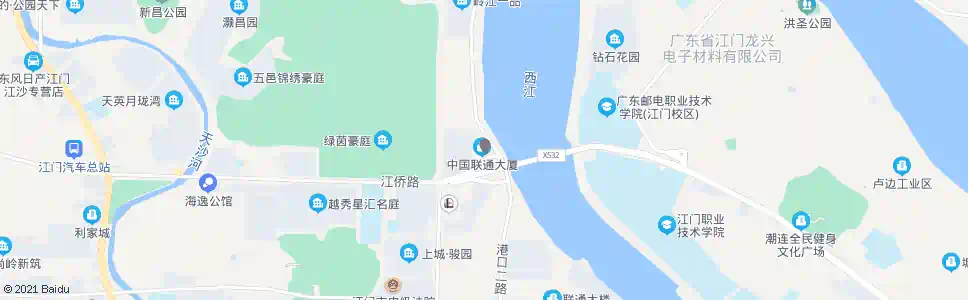 江门联通公司_公交站地图_江门公交_妙搜公交查询2025