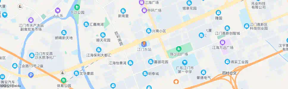 江门南浦东头坊_公交站地图_江门公交_妙搜公交查询2025