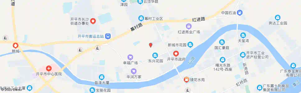 江门购物街北站_公交站地图_江门公交_妙搜公交查询2025