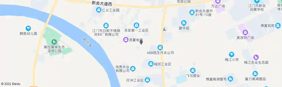 江门新辉化工_公交站地图_江门公交_妙搜公交查询2025