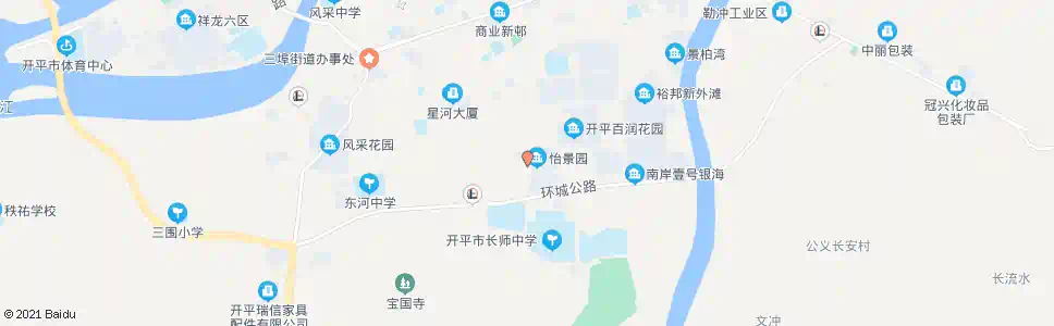 江门怡景园站_公交站地图_江门公交_妙搜公交查询2025