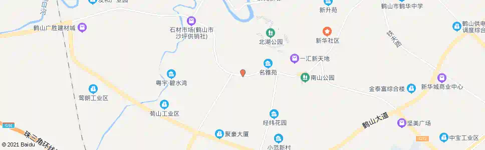 江门华大市场_公交站地图_江门公交_妙搜公交查询2025