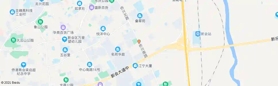江门侨兴北路南站_公交站地图_江门公交_妙搜公交查询2025