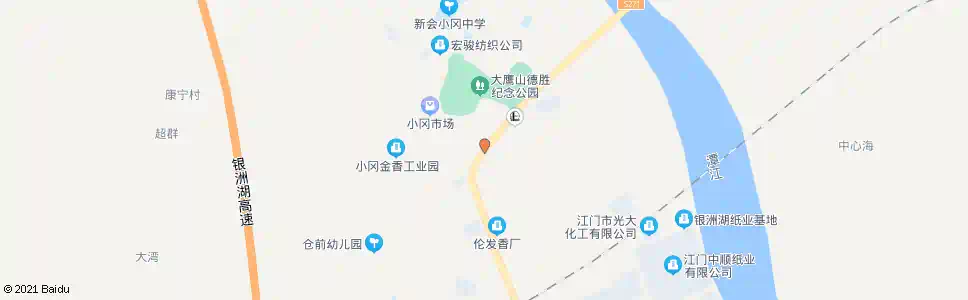 江门小冈_公交站地图_江门公交_妙搜公交查询2025