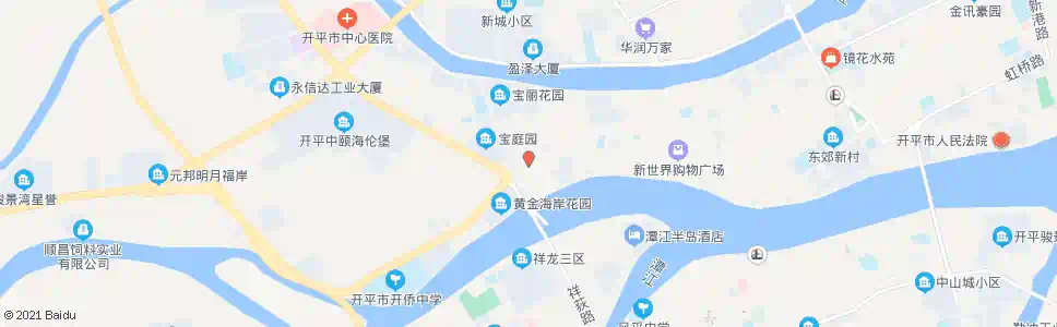 江门侨园站_公交站地图_江门公交_妙搜公交查询2025