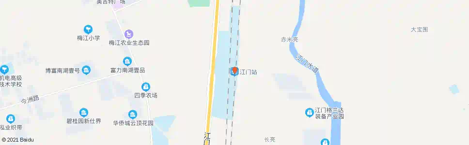 江门城轨江门站西_公交站地图_江门公交_妙搜公交查询2025