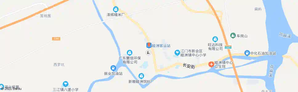江门睦州站_公交站地图_江门公交_妙搜公交查询2025