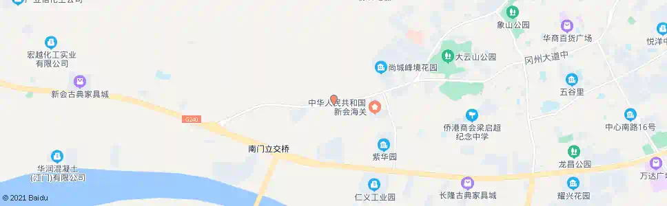 江门梁家3_公交站地图_江门公交_妙搜公交查询2025
