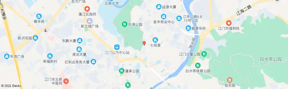 江门东湖广场1_公交站地图_江门公交_妙搜公交查询2025