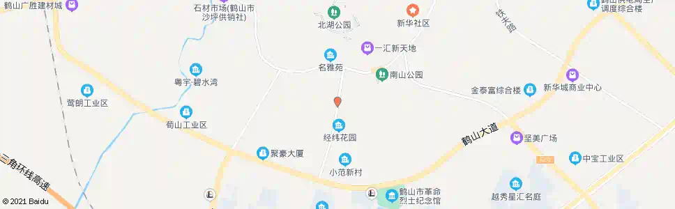 江门经纬花园_公交站地图_江门公交_妙搜公交查询2025