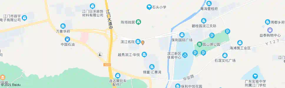 江门石头村_公交站地图_江门公交_妙搜公交查询2025