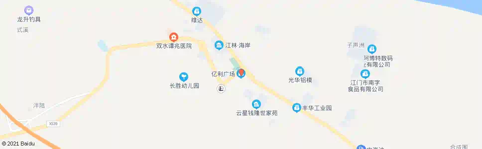 江门亿利广场_公交站地图_江门公交_妙搜公交查询2025